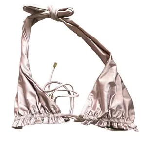 JANTHEE Triangle Halter‎ Bikini Top NWOT Sz Small thumbnail 1