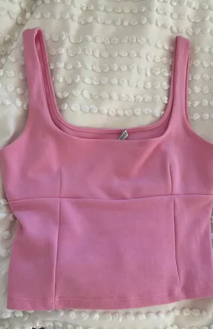 Zara Hot Pink Tank Top thumbnail 1