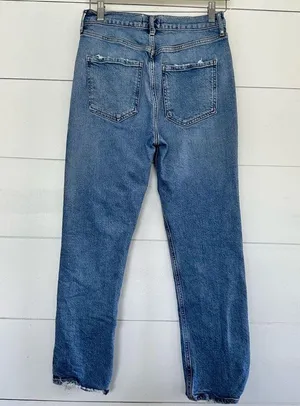 Agolde Women’s 27 Riley Crop Button Fly Jeans thumbnail 4