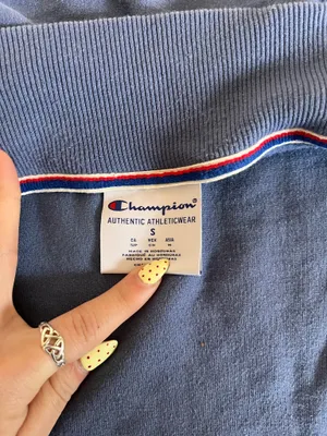 Vintage Champion Crewneck Blue thumbnail 2