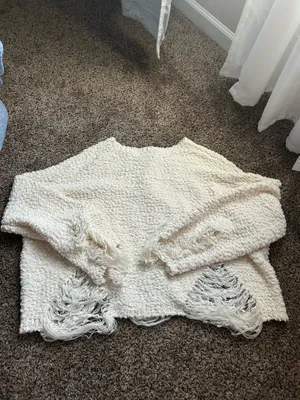 POL Distressed Sweater thumbnail 2