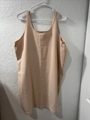 Nike Sleeveless Sleeveless Dress in Beige Size Large thumbnail 4
