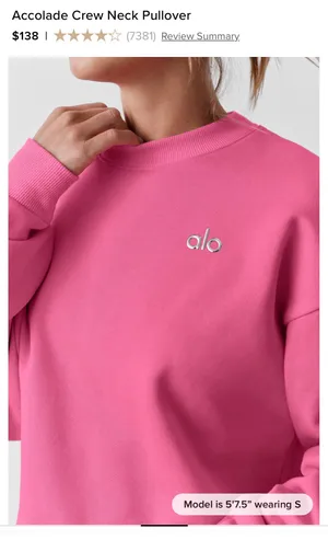 Alo Accolade Crew Neck Pullover thumbnail 2