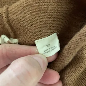 Moth Tan Mock Neck Pullover Sweater Long Sleeve‎ Ribbed Hem Soft Knit XS thumbnail 7