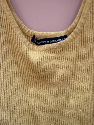 Brandy Melville Tank Mustard Yellow thumbnail 3