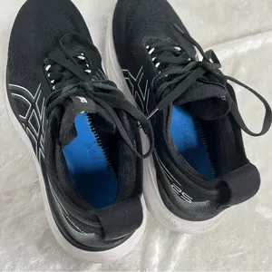 ASICS gel Nimbus 25 women’s 6 1/2 black running shoes thumbnail 9