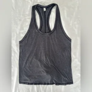 Lululemon Tie It Up Singlet - Heathered Black - 4 thumbnail 12