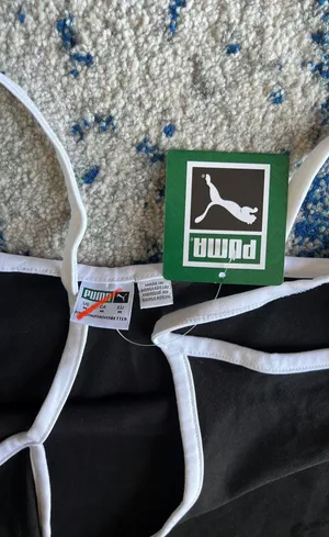 Puma Classics Logo Tank in  Black Medium thumbnail 6
