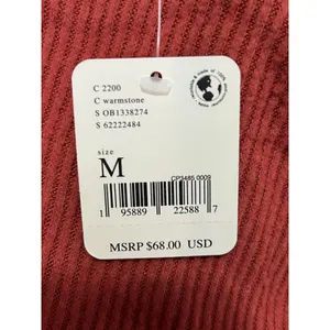 Free People Marley Off The Shoulder Ribbed Long Sleeve Top Rust Orange M New thumbnail 7