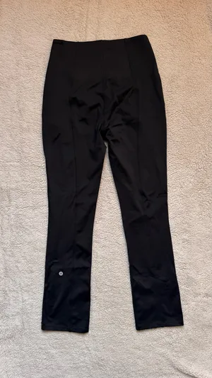 Halara Flex High Waisted Tummy Control Work Pants Black 7/8 Adjustable Hem Small NWT thumbnail 13