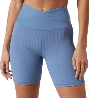 Athleta Elation Crossover Rib 7” Short thumbnail 1