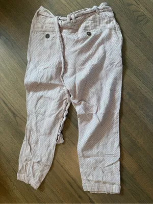 Free People Rumors Yarn Dye Harem Pants Textured High Waisted: Size 8 thumbnail 9