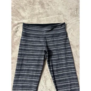 Lululemon Women's Wunder Under Crop III Space‎ Dye Twist Sapphire Blue Size 6 thumbnail 4