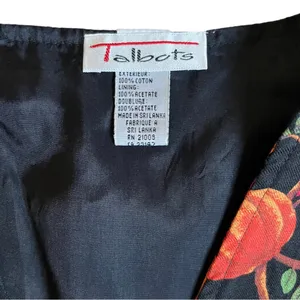 Vintage Talbot's Fall Pumpkins Print Vest Women's Size Medium thumbnail 4