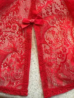 Victoria’s Secret Red Lace Babydoll Chemise Slip | Size Small thumbnail 5