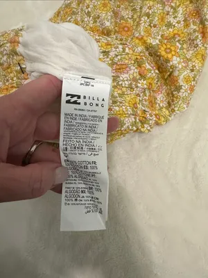 Billabong Yellow Floral Love to Lounge Shorts NWT thumbnail 7