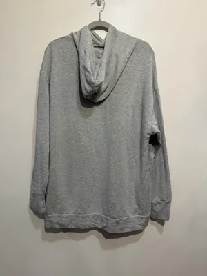 OFFLINE by Aerie Gray Oversized Hoodie Pullover Size Large thumbnail 5