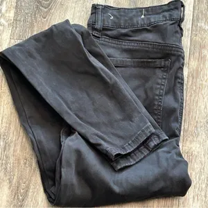 American Eagle Black Super Stretch Skinny Jeans Sz 2 thumbnail 5