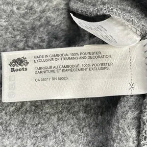 Roots Womens‎ Quarter Zip Fleece Pullover Size XS Heathered Gorp Outdoor Hiking thumbnail 9
