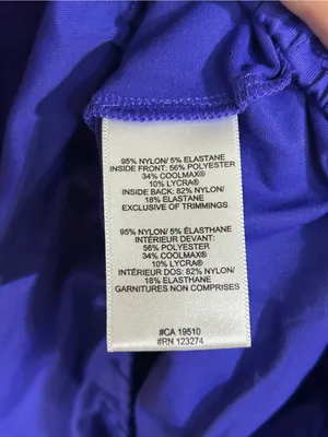 Lole Athletic Top Tank Purple Mesh SIZE LARGE Elastic Waist Activewear thumbnail 4