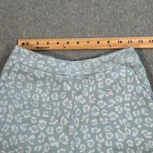 Altar'd State High Rise Shorts Women's X-Small Blue Animal Print Flat Front thumbnail 2