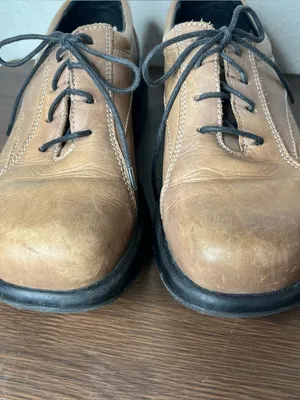 Y2K Dansko Tan Brown Leather Round Toe Chunky Lace Up Platform Oxfords Size 40 thumbnail 5