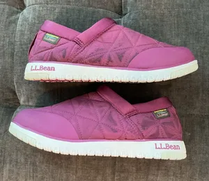 L.L. Bean Kids' Purple Quilted Slip-On Sneakers thumbnail 1