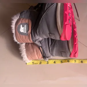 Sorel Whitney II Pink Grey Snow Water Proof Outdoor Hiking Rain Boots Size 10 thumbnail 5