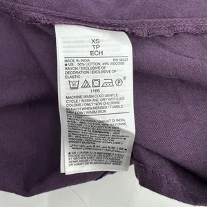 Old Navy Dress Womens XS Purple Tiered Smocked Yoke Mini Long Sleeve Peasant NWT thumbnail 7