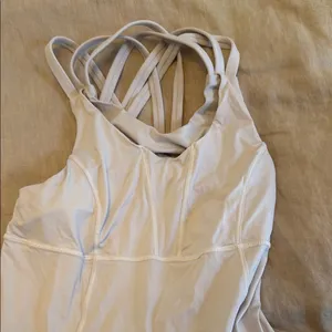 Lululemon Athletica White Tank Top thumbnail 2