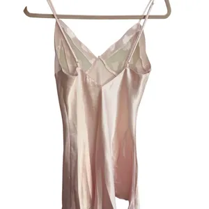 Frederick’s of‎ Hollywood Mini Satin Dress Baby Pink Hearts Print Vintage Small thumbnail 10