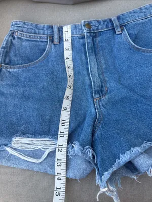 Wrangler denim shorts HI BELLS size 30 thumbnail 8