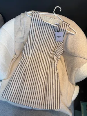 princess polly yumiko romper brown stripe thumbnail 1