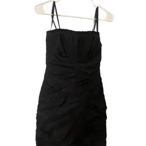 Black Spaghetti Straps Cocktail Evening‎ Party Mini Size 2 thumbnail 3