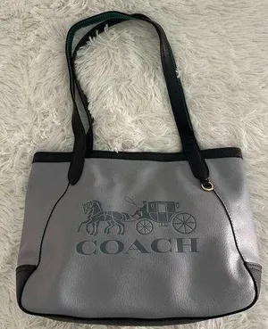 Coach Tote 27 Colorblock with Horse and Carriage Handbag Bag Twilight Multi 5775 thumbnail 1