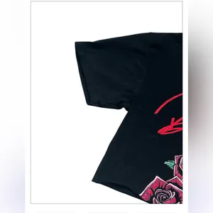 Betty Boop Black Tee with Red and Green Accents thumbnail 3