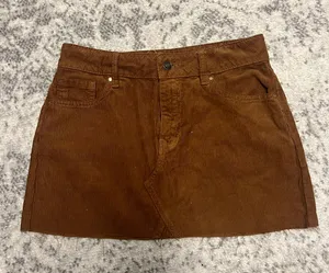 PacSun Brown Corduroy Mini Skirt thumbnail 1