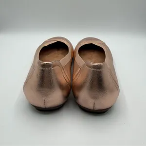 Vionic Caroll Rose Gold Metallic Leather Ballet Flats Womens US 6.5M thumbnail 4