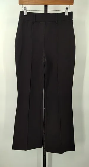 Quince Black Tailored Flare Pants thumbnail 1