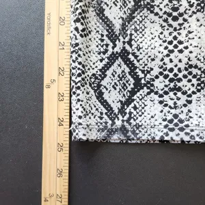 Garage Snakeskin Bodycon Party Dress Y2K Black White Animal Print Bikercore M‎ thumbnail 7