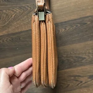 Kate Spade Leather Crossbody Purse Brown thumbnail 6