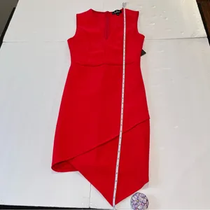 NWT Lulus Be Me Red Sleeveless Bodycon‎ Dress LARGE thumbnail 9