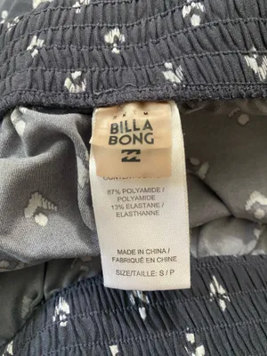 Billabong Navy Blue Printed Shorts thumbnail 4