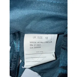 Mori Lee Cocktail‎ Short Dress Womens 10 Green Strapless Satin Formal thumbnail 6