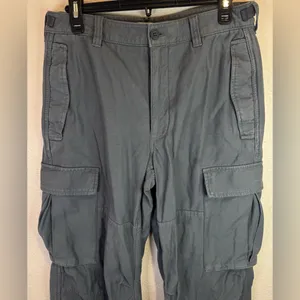 Aritzia TNA Supply Cargo Gray Cotton Pants Size‎ 8 thumbnail 4