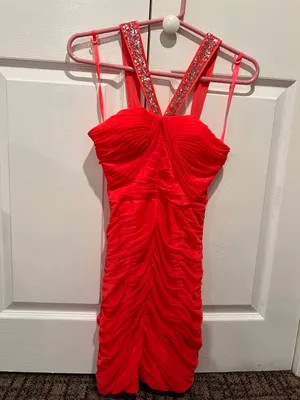 Sequin Dress Red Size XS thumbnail 2