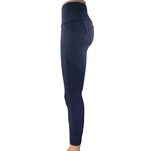 Lululemon Navy Blue Capri Yoga Workout Running Athletic Leggings Pants Size 2 thumbnail 2