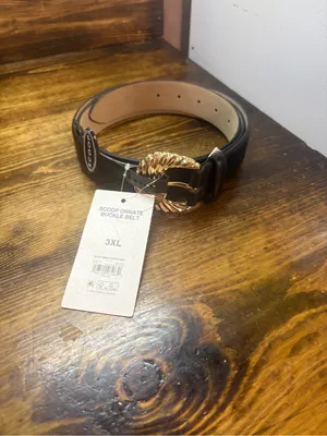 Scoop black ornate buckle belt size 3Xl thumbnail 2
