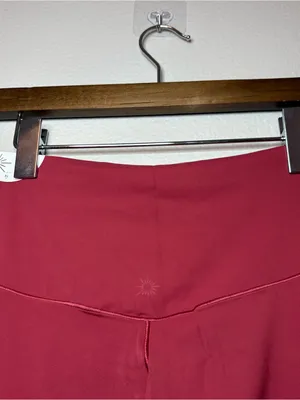 Aerie plus size new XL burgundy red real me high waisted leggings cozy casual thumbnail 3