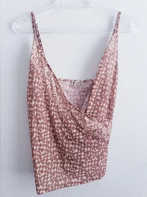 Free People Long Weekend Cami Boho Tank Top thumbnail 2